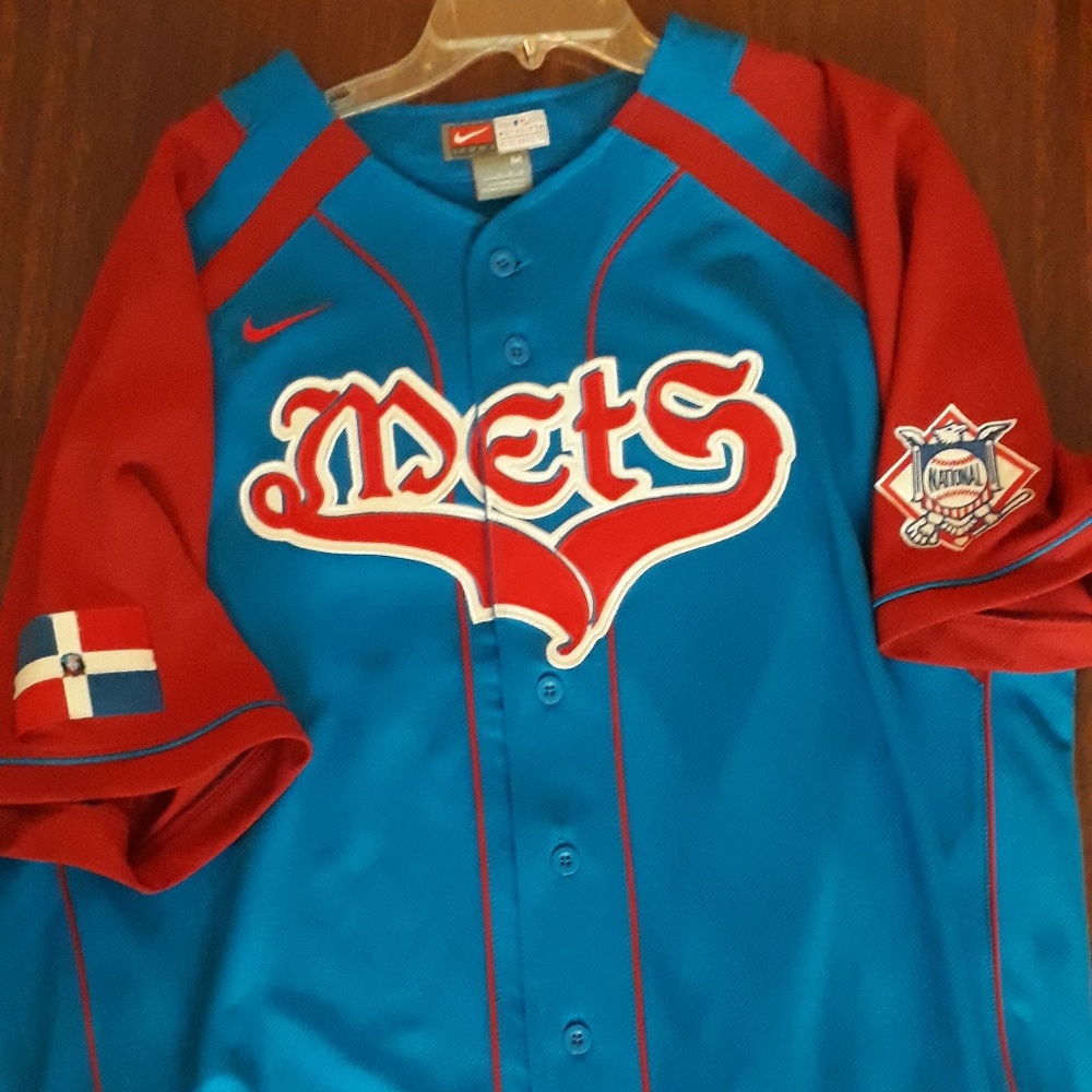 Mens NIKE Jose Reyes #7 WBC New York Mets Jersey